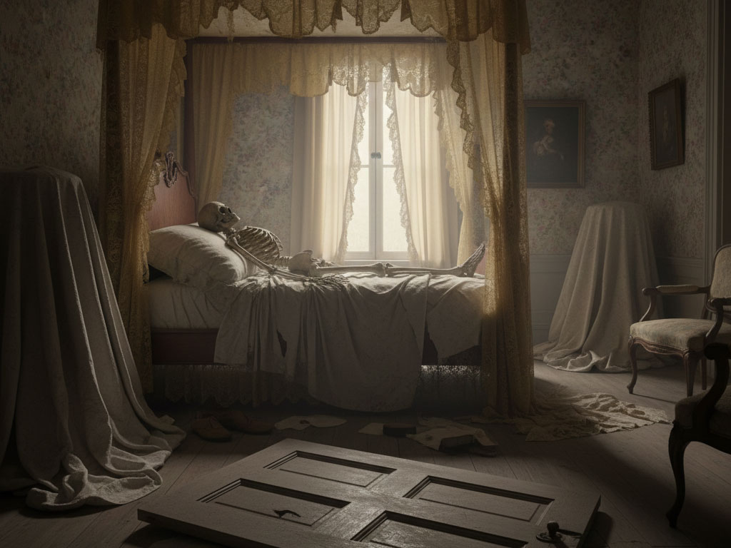 رزی برای امیلی: گوتیک جنوبی رنگ‌باخته