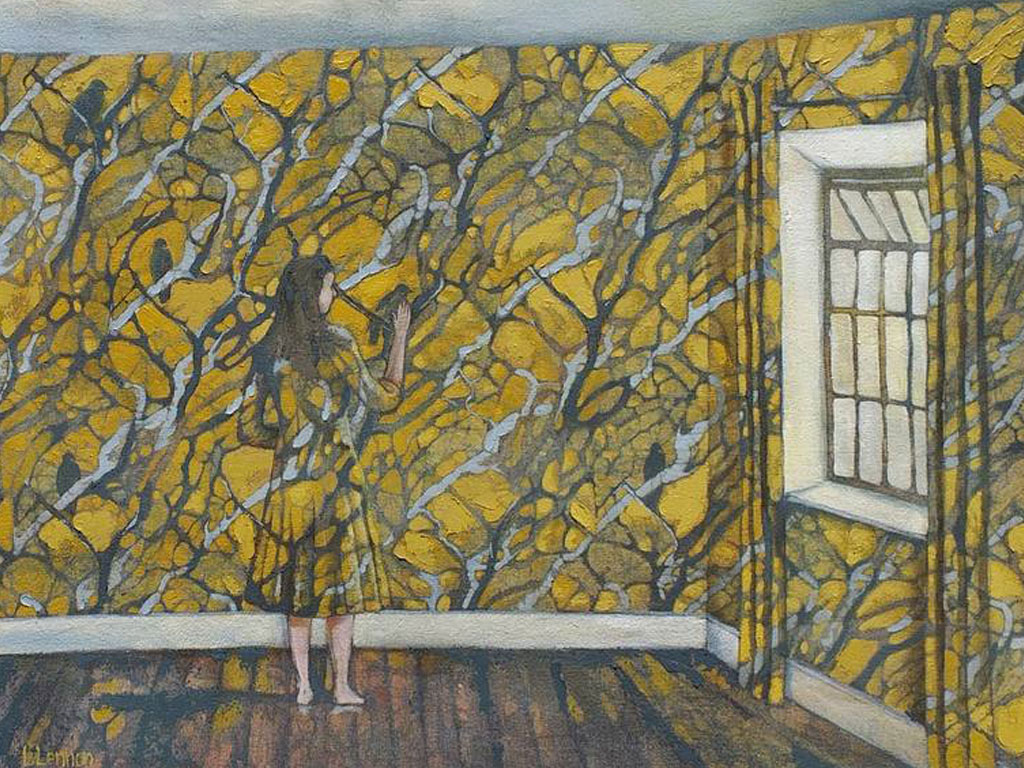 کاغذ دیواری زرد: سقوط در میان الگوها (داستان انگلیسی)